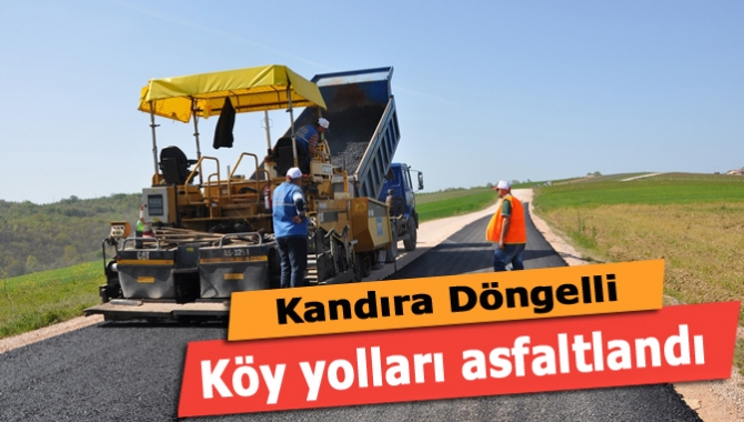 Büyükşehir tarafından Kandıra Döngelli Köyü yollarında yapılan asfaltlama çalışmaları tamamlandı