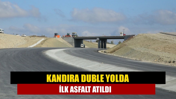Kandıra-İzmit Yolu’nun ilk etabı olan Cezaevi mevkiinde 4,8 kilometre, aralık