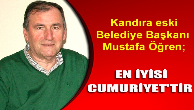 Kandıra eski Belediye Başkanı Mustafa Öğren, terör olaylarının çözümü için