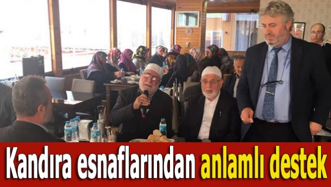 Felah Turizm’in şehit yakınlarını Umre’ye gönderme organizasyonuna Kandıra esnafları da