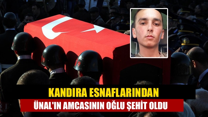 Pençe-Kilit Harekat bölgesinde şehit olan Piyade Sözleşmeli Er İsmail Ünal'ın