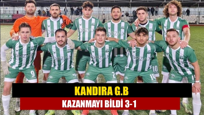Süper Amatör Lig A Grubu’nda Kandıra Gençlerbirliği, kendi saha ve