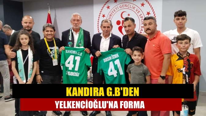 Kandıra Gençlerbirliği yönetimi, Kandıralı Galatasaray Başkan Yardımcısı Niyazi Yelkencioğlu'na, Kulüp