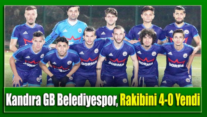 Süper Lig B Grubu’nda Play-Off’u garantileyen Kandıra Belediye evinde oynadığı
