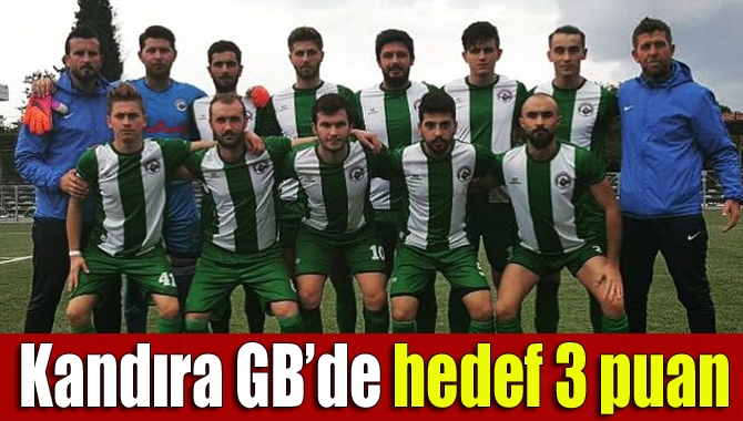 Kandıra Gençlerbirliği Belediyespor, bugün saat 17.00’de Kandıra Mehmet Sarıcan İlçe