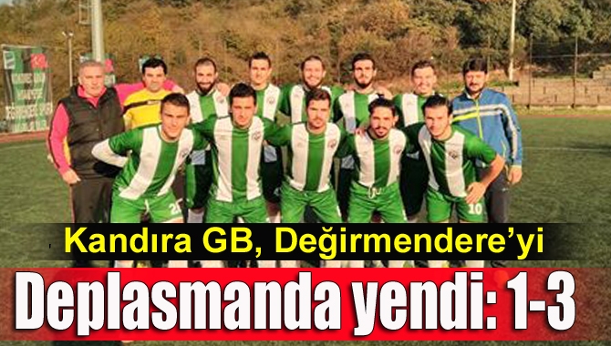 Kandıra Gençlerbirliği Belediyespor, Değirmendere Stadı’nda rakibi Değirmenderespor’u 3-1 yenip 16