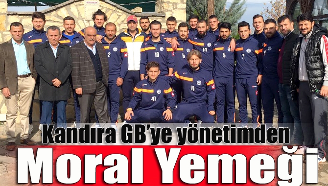 Kandıra Gençlerbirliği Belediyespor kulüp yönetimi, Tavşancıl maçı öncesi futbolculara moral