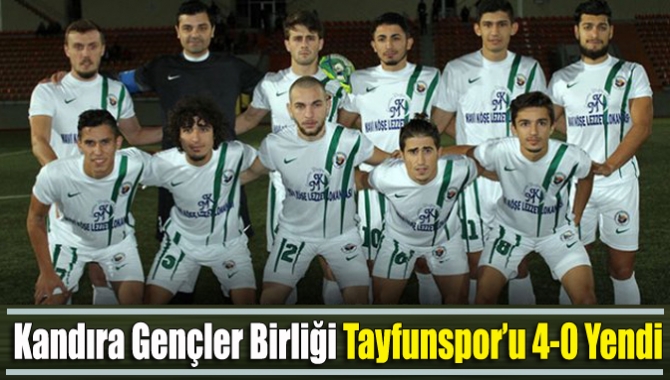 Süper Amatör Küme B Grubunda Kandıra Gençler Birliği kendi sahasında