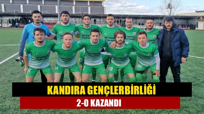 Kandıra Gençlerbirliği ile Seka Doğanspor arasındaki maçı Kandıra Gençlerbirliği 2-0