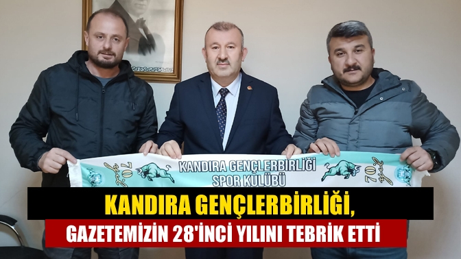 Kandıra Gençlerbirliği Spor Kulübü yöneticileri, Kandıra'nın Sesi Gazetesi Genel Yayın