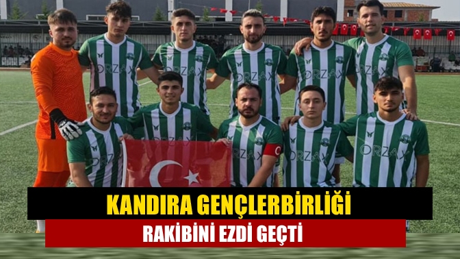Süper Amatör Lig A Grubu maçında Kandıra Gençlerbirliği, kendi saha