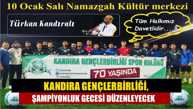 Kuruluşunun 70.yılında Süper Amatör Lig’e yükselen Kandıra Gençlerbirliği Spor bu