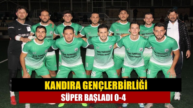 Birinci Küme C Grubu’nda yer alan Kandıra Gençlerbirliği, deplasmanda Derince