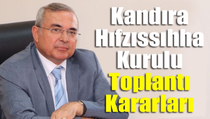 Kandıra İlçe Umumi Hıfzıssıhha Kurulu, 1593 sayılı Umumi Hıfzıssıhha Kanunu’nun