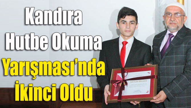 ‘Kocaeli İmam Hatip Liseleri Genç Hatipler Minberde Hutbe Okuma Yarışması’nda