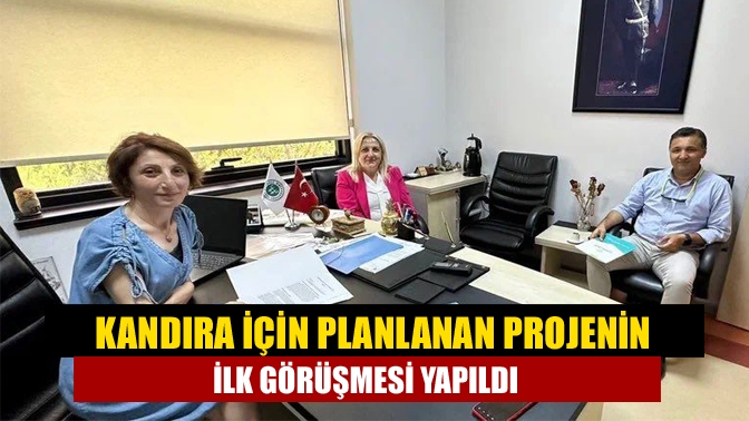 Kocaeli Üniversitesi Kerpe Su Altı Arkeoparkı Projesi’nin ön görüşmesi Kartepe