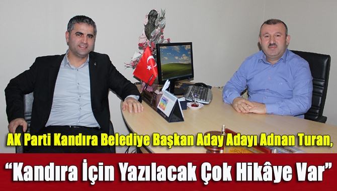 Kandıra için hayal ettiği projeleri anlatan AK Parti Kandıra Belediye