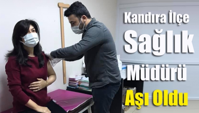 Kandıra İlçe Sağlık Müdürü Dr. Damla Tosun Çin'den getirilen CoronaVac