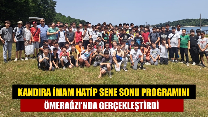 Kandıra İmam Hatip sene sonu programını ilçemizin güzel plajlarından Kerpe’de