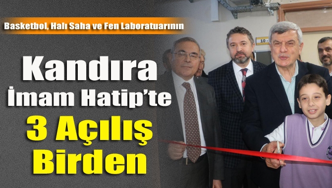 Kocaeli Büyükşehir Belediye Başkanı İbrahim Karaosmanoğlu, Kandıra Anadolu Erkek İmam