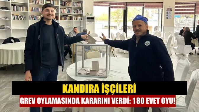 Kandıra Personel A.Ş.'deki işçiler, toplu iş sözleşmesi görüşmelerinde anlaşmazlık sonrası