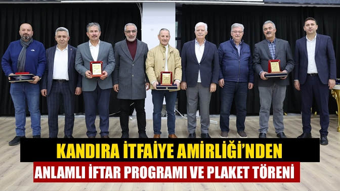 Kandıra İtfaiye Amirliği, her yıl düzenlediği geleneksel iftar programıyla bu