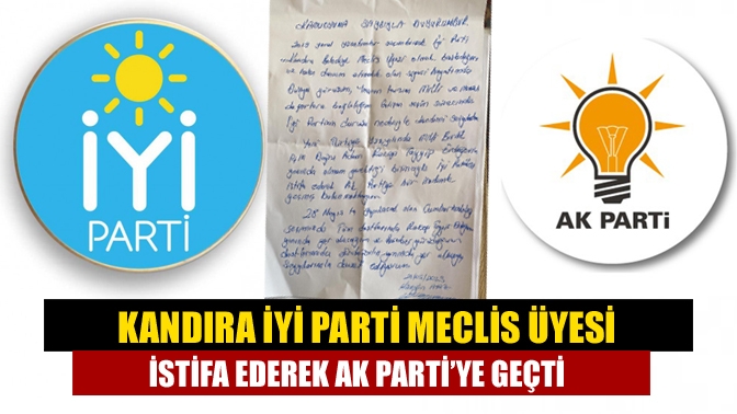 İYİ Parti Kandıra belediye meclis üyesi Hüseyin Ayaz partisinden istifa