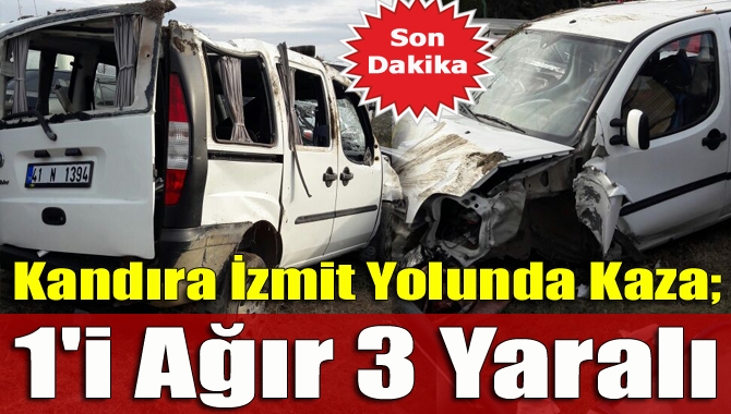 Kandıra-İzmit yolu Çakırcaali sapağında direksiyon hakimiyetini kaybeden araç sürücüsü, yoldan