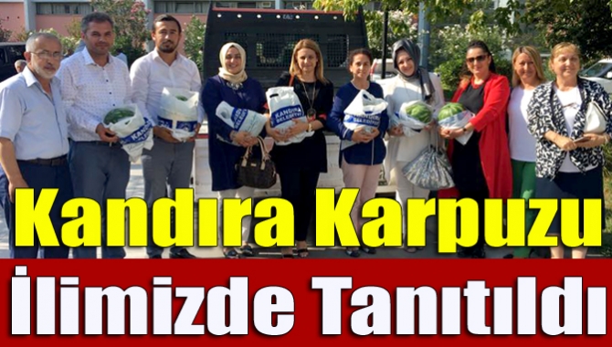 Kandıra Belediye Başkanı Ünal Köken, meşhur Kandıra karpuzunu kent yöneticilerine