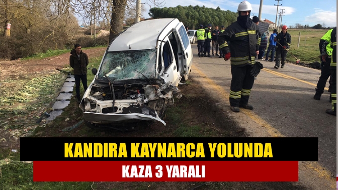 Kandıra Kaynarca Yolu üzerinde meydana gelen trafik kazasında, bir kamyon