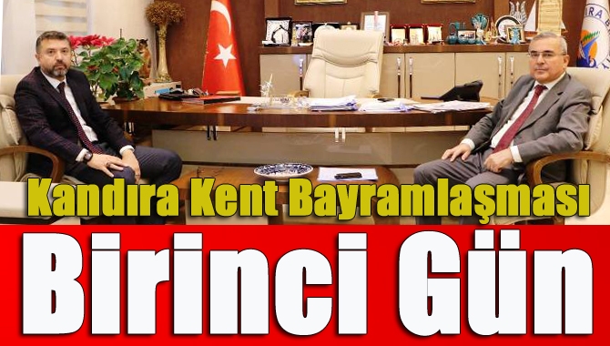 Kandıra Kaymakamlığı ve Kandıra Belediyesi tarafından ortaklaşa düzenlenen bayramlaşma töreni