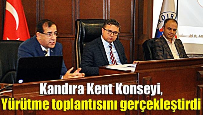Kandıra Kent Konseyi, Kandıra Belediyesi meclis salonunda ilk yürütme toplantısını