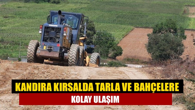 Büyükşehir A Takımı, çiftçilerin üretim alanlarına rahat bir şekilde ulaşabilmeleri