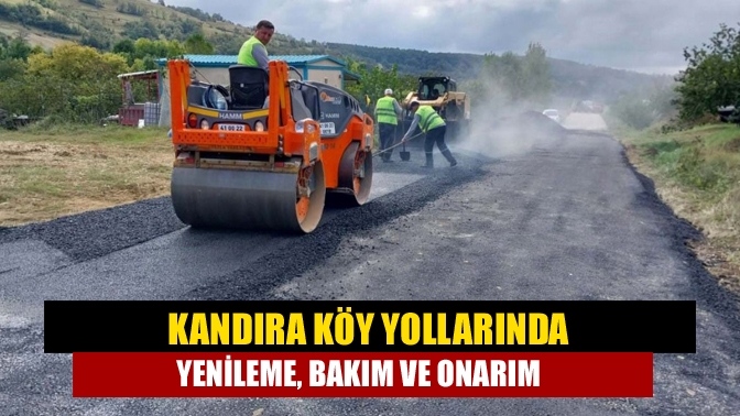 Büyükşehir Belediyesi tarafından Kandıra’da birçok farklı noktada üstyapı yenileme ve