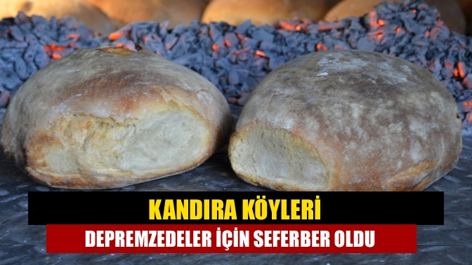 Yaşanan deprem felaketi sonrası bütün imkânlarını seferber eden Kandıra Belediye