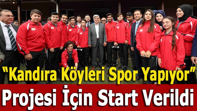 Başkan Karaosmanoğlu, “Kandıra Köyleri Spor Yapıyor” Projesi kapsamında spor malzemesi