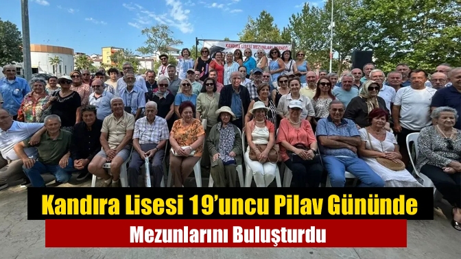Kandıra Lisesi’nin geleneksel Pilav Günü, mezunlar ve öğretmenlerin katılımıyla coşkulu