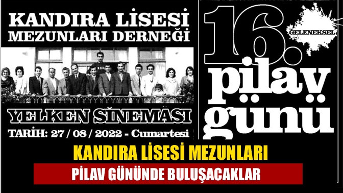 Kandıra Lisesi Mezunları Derneği tarafından her yıl geleneksel olarak yapılan