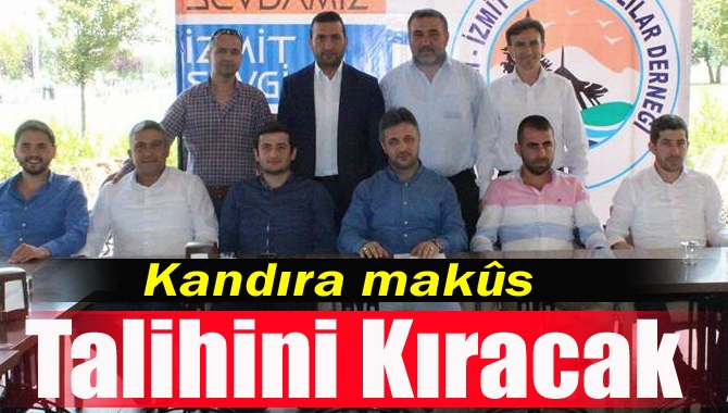 Kandıra Gıda OSB’ye onay çıkmasının ardından basın açıklaması düzenleyen Kocaeli-İzmit