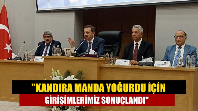 Türkiye Odalar ve Borsalar Birliği (TOBB) Başkanı Rifat Hisarcıklıoğlu, Kocaeli