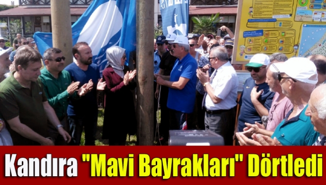 Kandıra Kumcağız Halk Plajı’nda Mavi Bayrak teslim töreni gerçekleştirildi. Törene