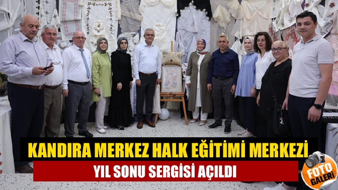 Kandıra Halk Eğitim Merkezi Müdürlüğü tarafından Merkezde düzenlenen dikiş nakış