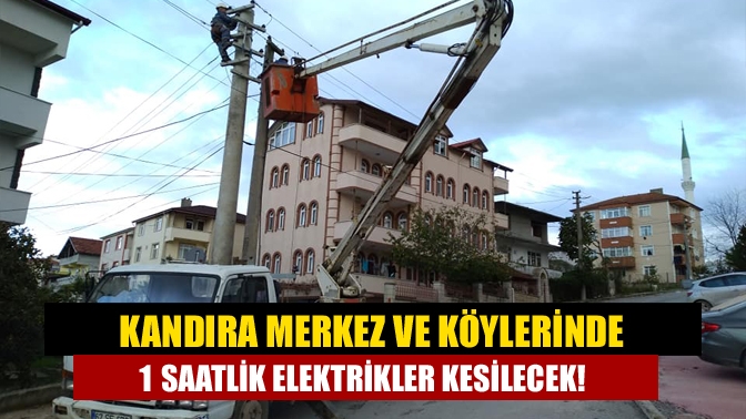 SEDAŞ, Kandıra’da bakım ve onarım çalışmaları kapsamında pazartesi günü (7
