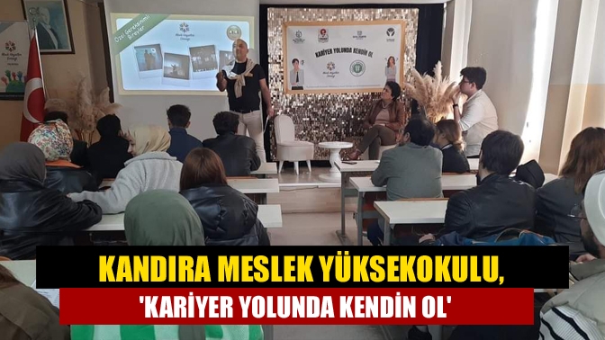 Kocaeli Üniversitesi Kandıra Meslek Yüksekokulu, Minik Hayatlar Derneği işbirliğinde, 'Kariyer