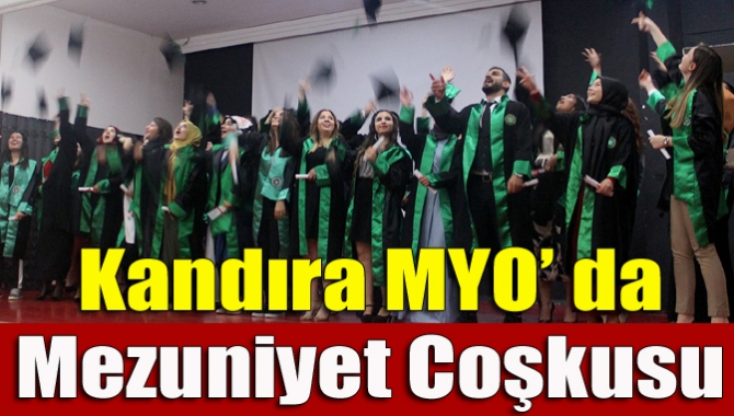Kocaeli Üniversitesi Kandıra Meslek Yüksekokulu’nda 21’nci mezuniyet töreni coşkusu yaşandı.