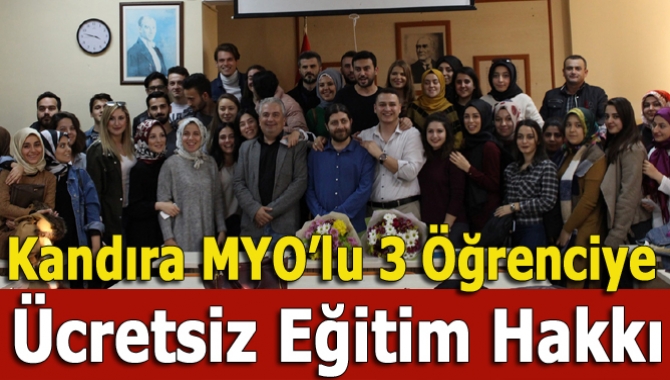 Kandıra MYO’nun 3 öğrencisine Analytıcs Akademi’de ücretsiz eğitim hakkı verildi.