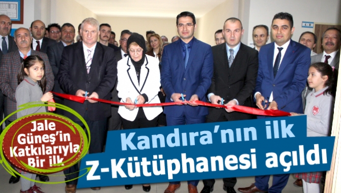 Kandıra Akçakoca İlkokulu’nda emekli öğretmenlerden Jale Güneş’in katkılarıyla ilçenin ilk