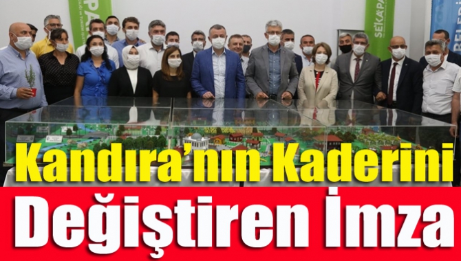 Büyükşehir Belediyesi'nin Kandıra'nın kaderini değiştirecek olan Tıbbi ve Aromatik Bitki