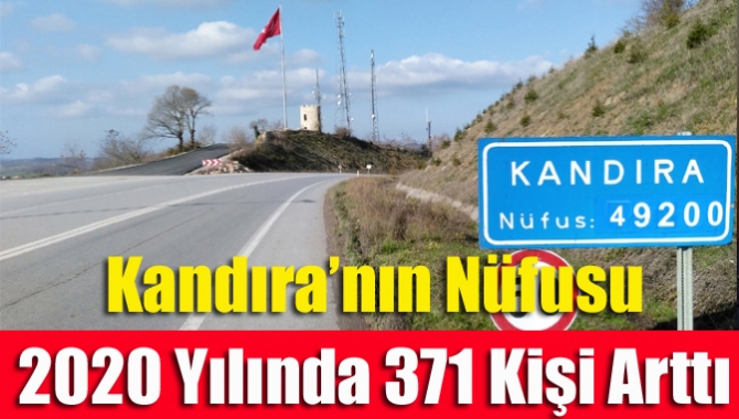 Kandıra’nın 2019 yılında 51 bin 897 olan nüfusu 2020 yılında