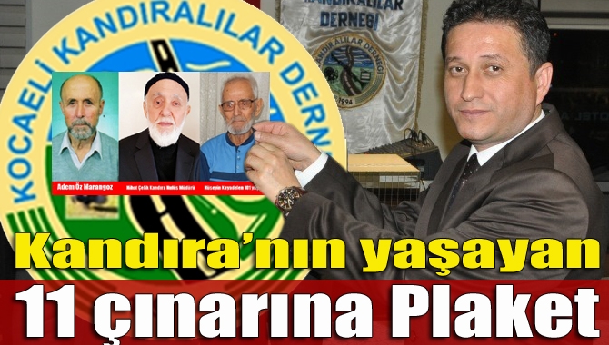 Kocaeli Kandıralılar Derneğinde 80 yaşını geride bırakan, aralarında 101 yaşındaki